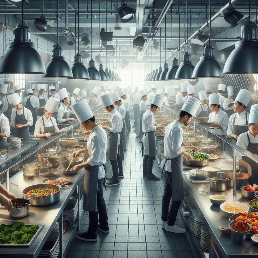 commercial kitchen