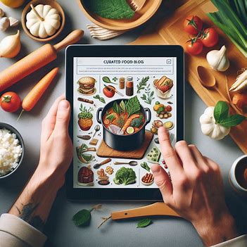 curated food blog
